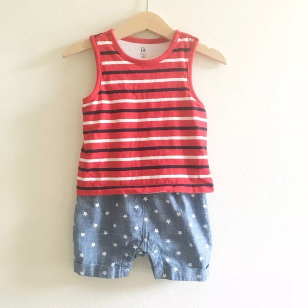 Baby Gap Stars and Strips Romper